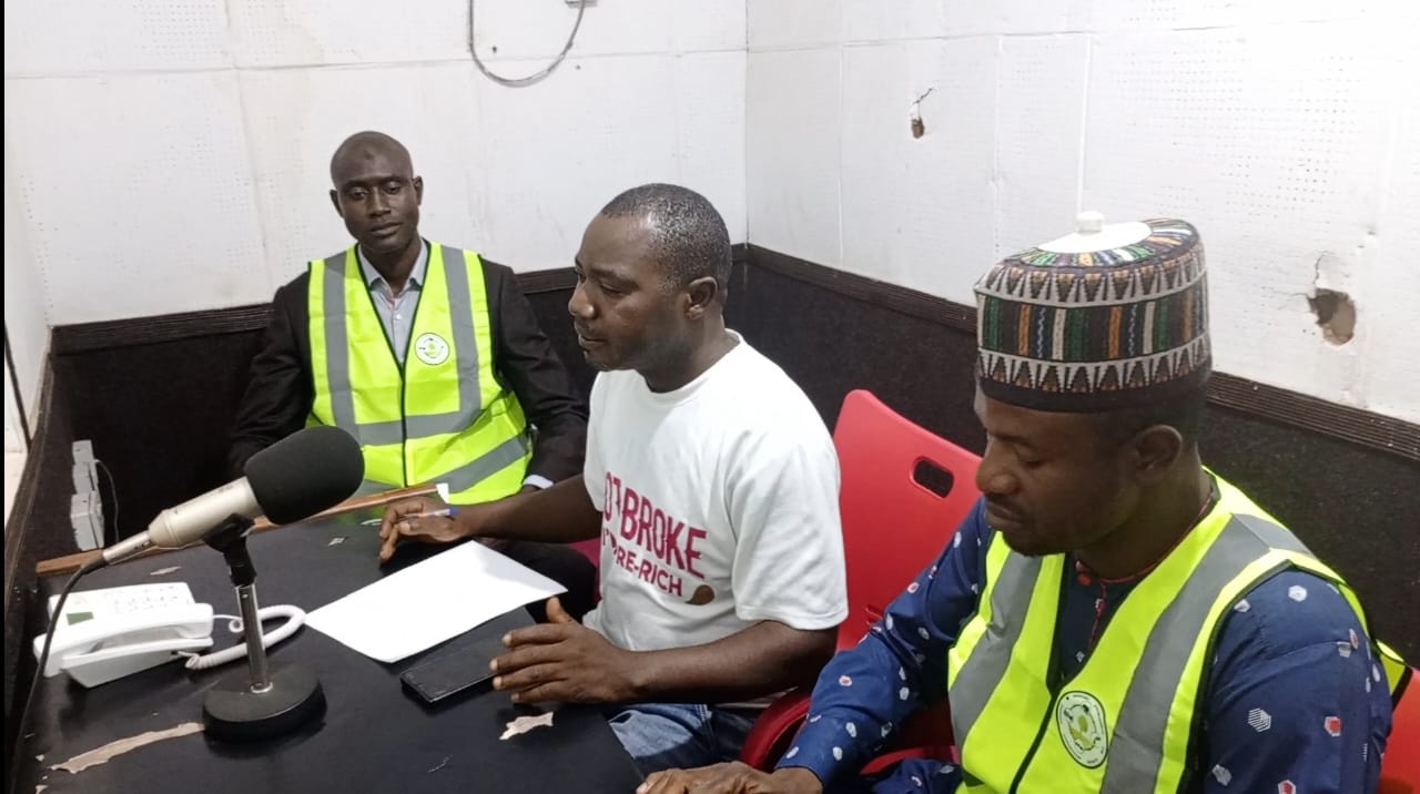 Community Sensitization and advocacy against indiscriminate waste disposal at 100.5 Power FM Bida, Niger State; Tuesday, 26th August, 2025.